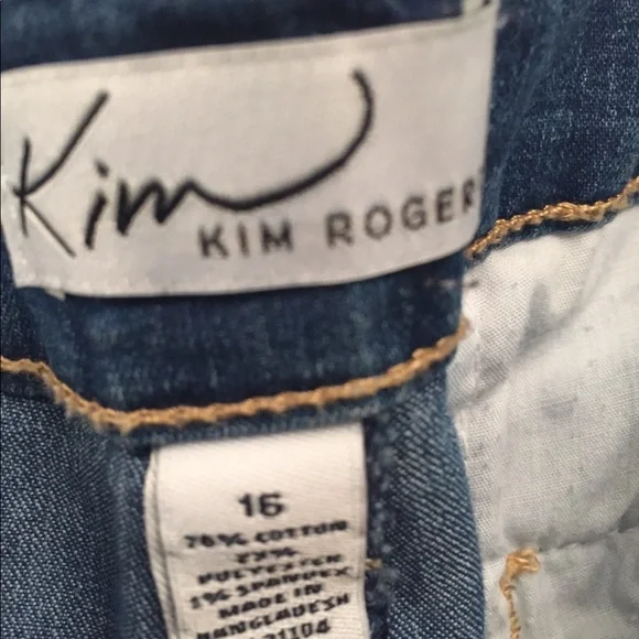 Kim Rogers Size 16 Denim Shorts - Picture 2 of 3